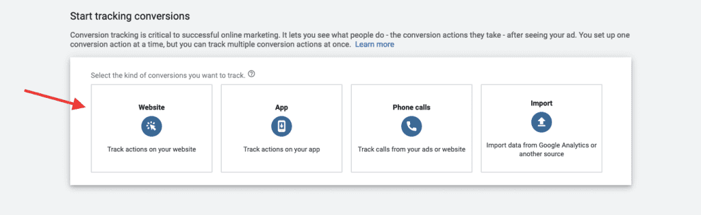 bigcommerce adwords conversion tracking